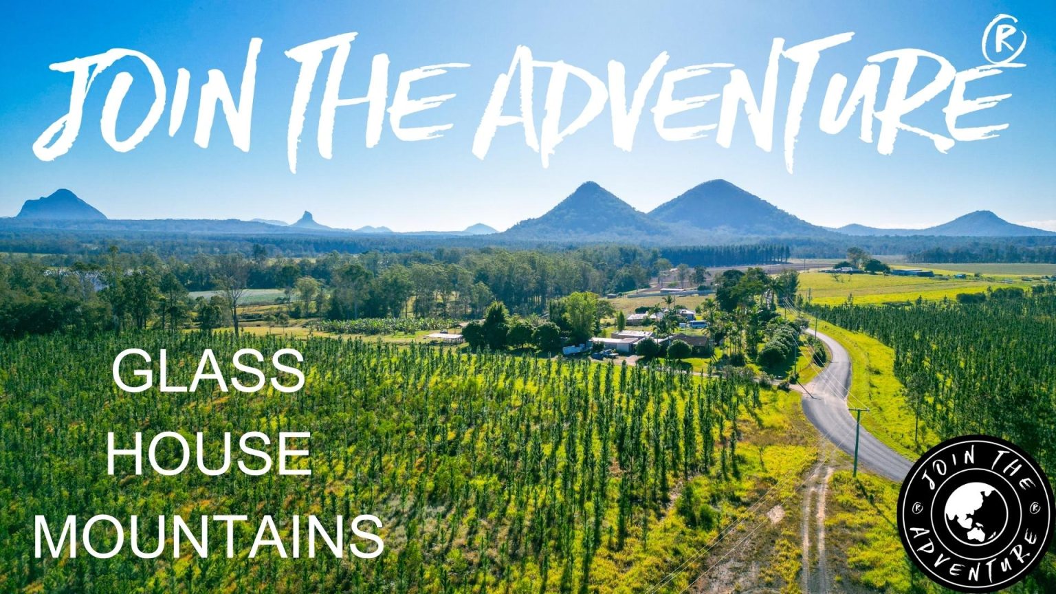 Glass House Mountain and Blue Sky Join the Adventure®