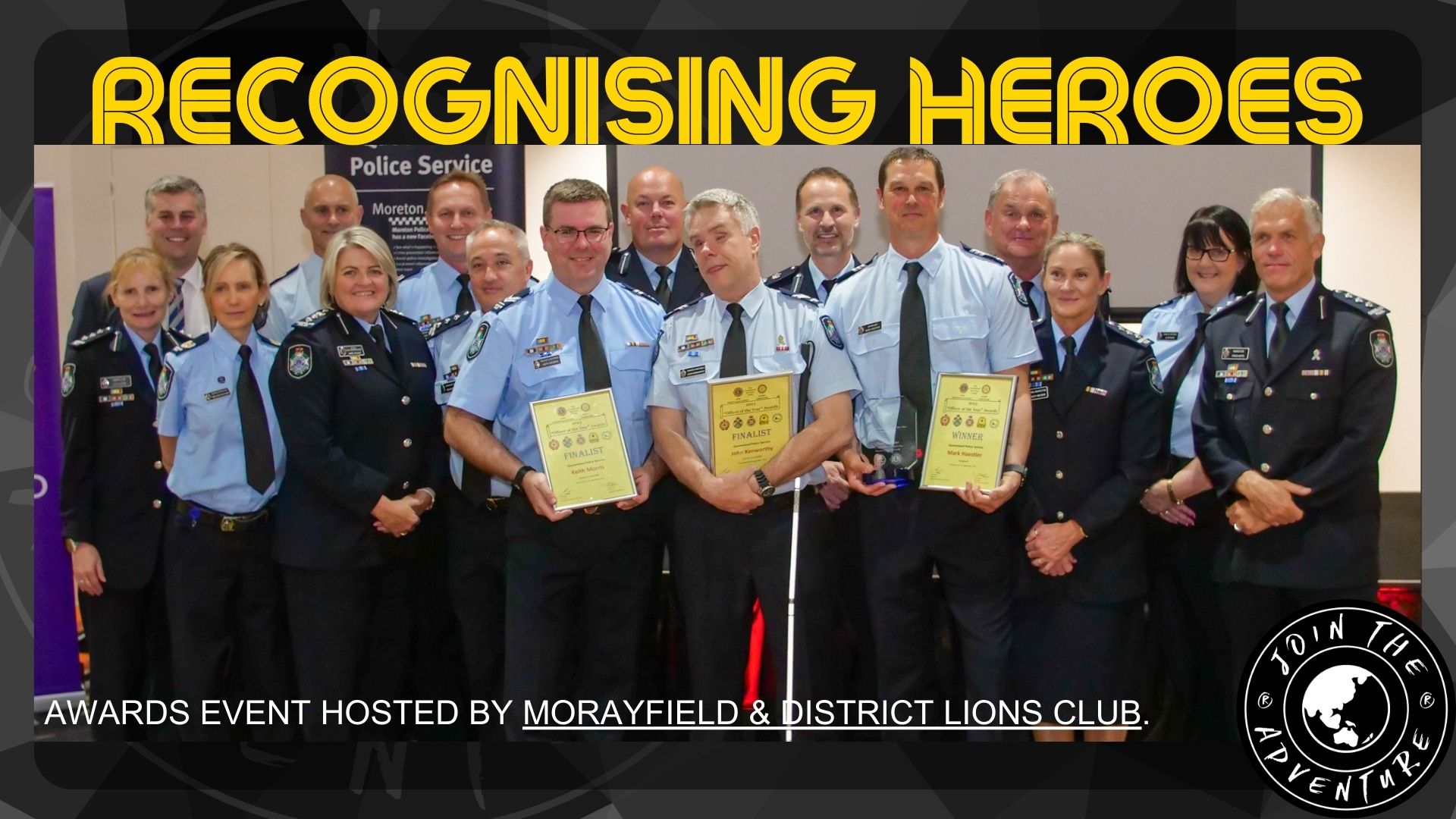 Local Heroes Honoured at Moreton District Combined Emergency Services Awards Event