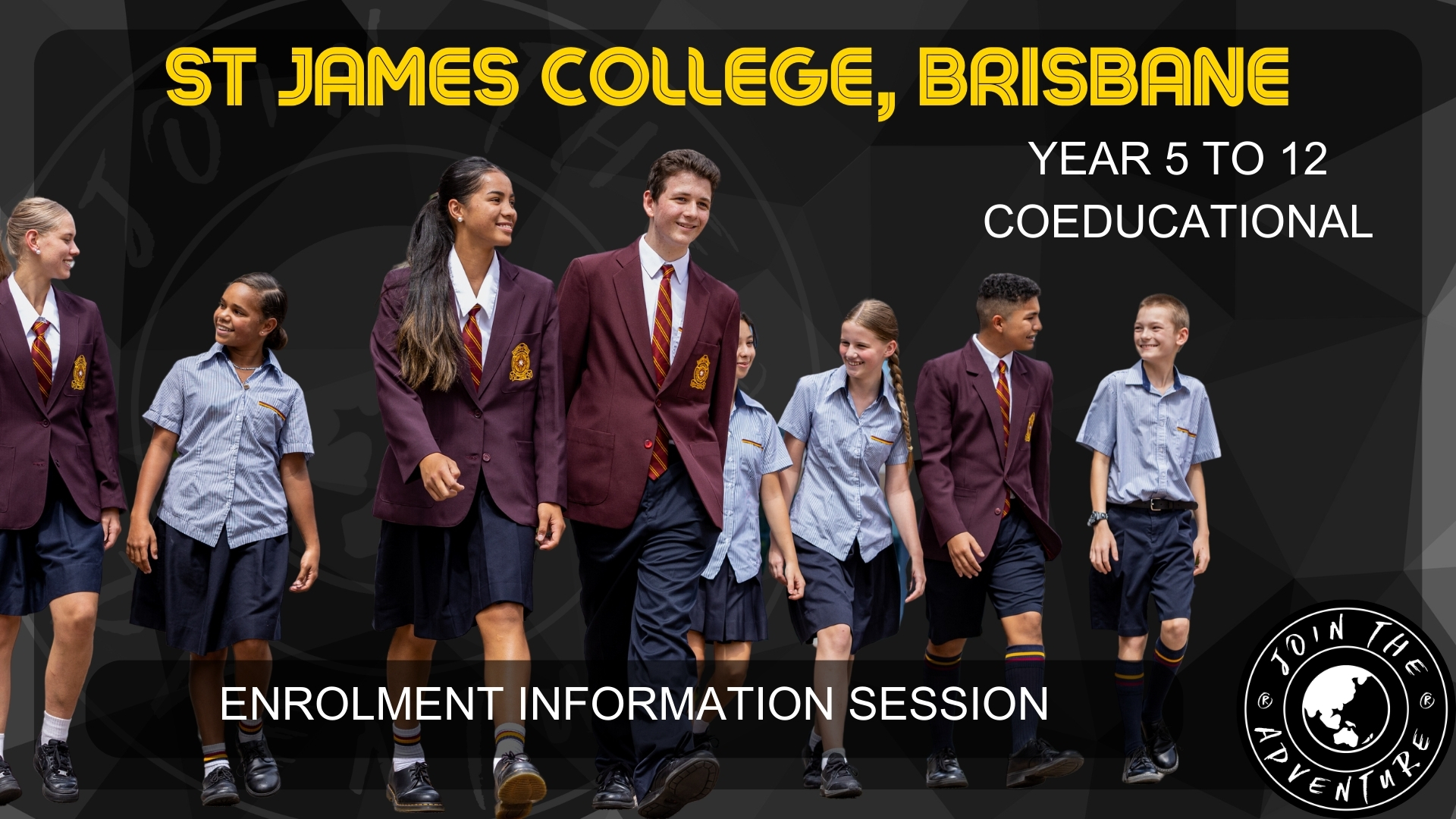 Inner-City Brisbane, St James College Enrolment Info Session