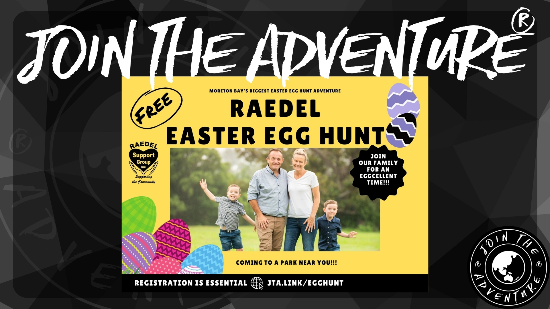 The Raedel Family Continues Tradition with 14th Annual Easter Egg Hunt Extravaganza in Moreton Bay