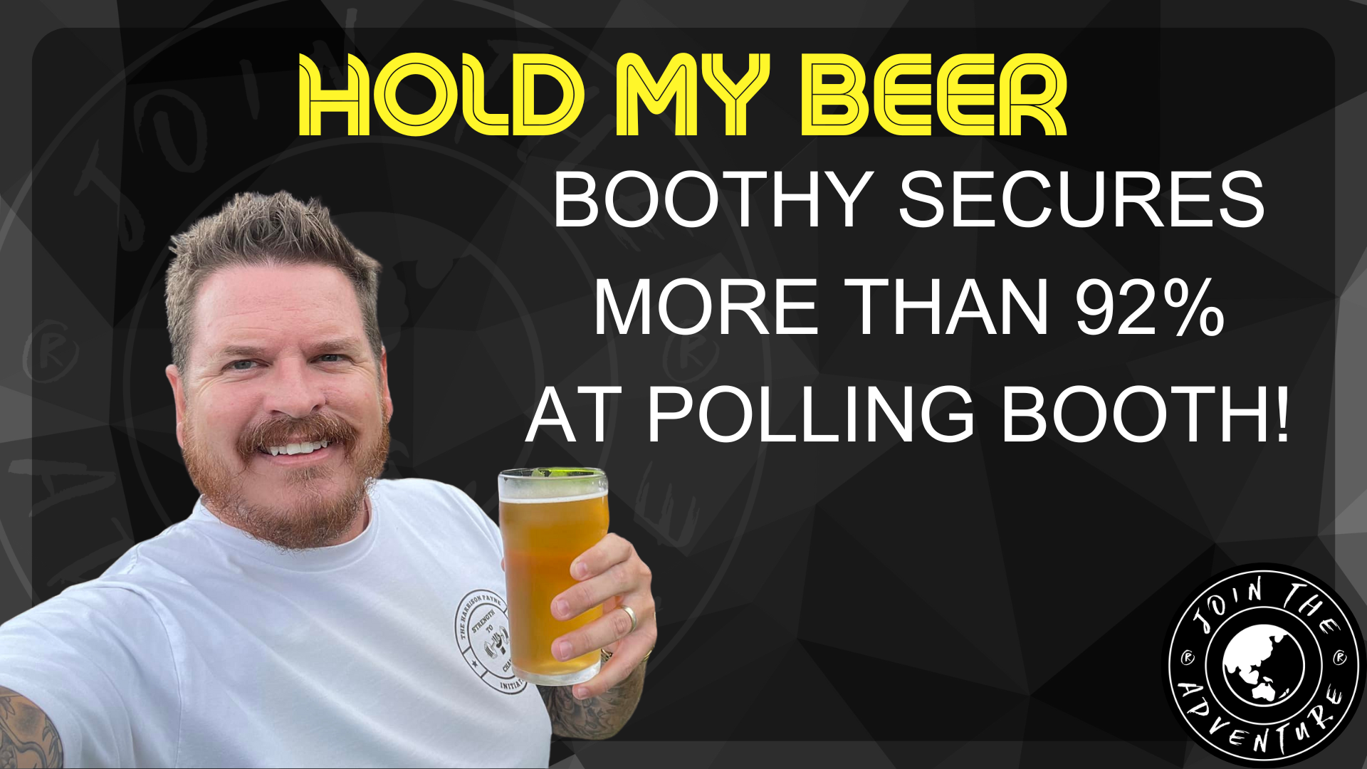 Boothy Beer Mandate Secured at 92%