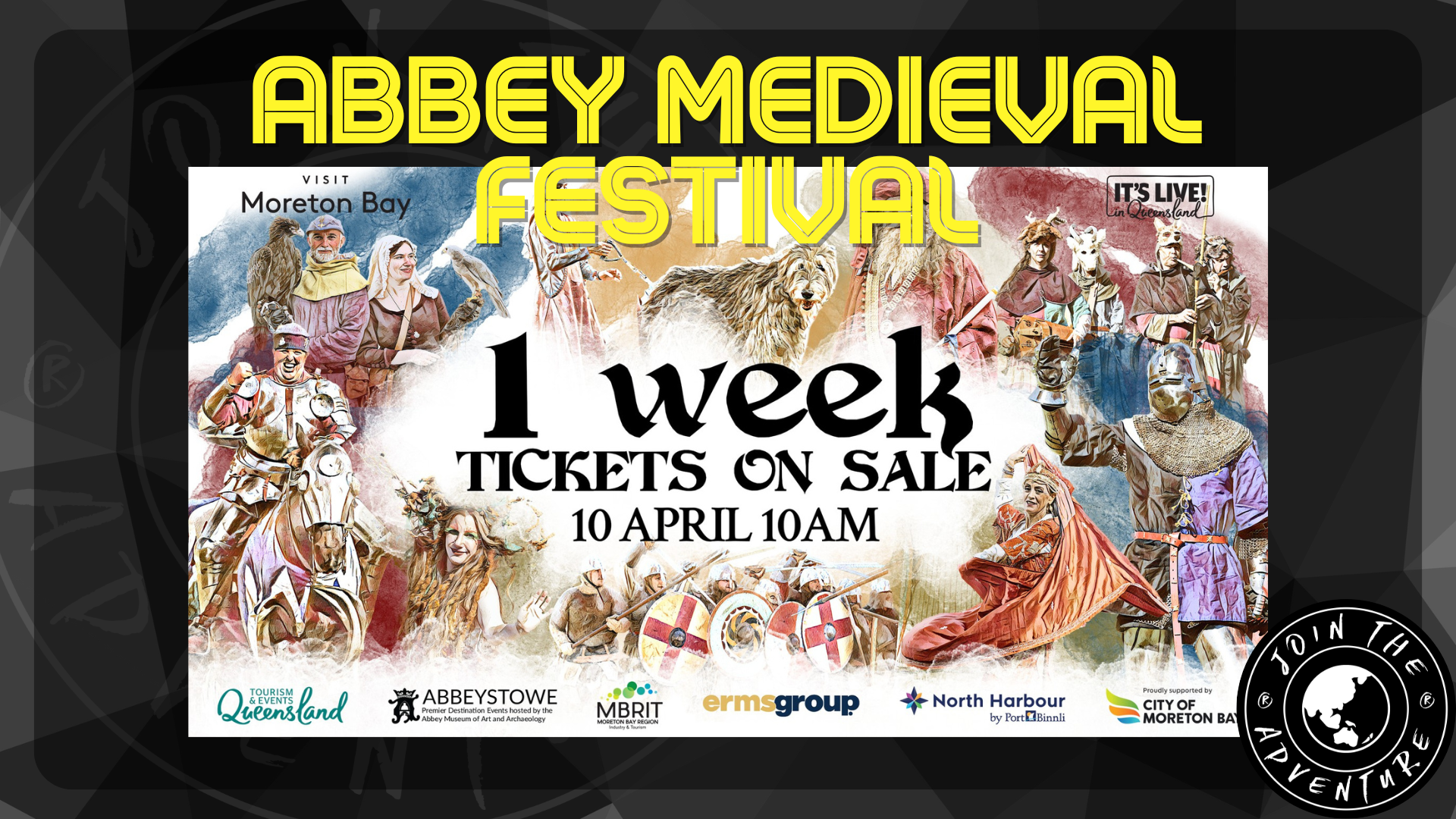 FOMO: Abbey Medieval Festival Tickets ALERT