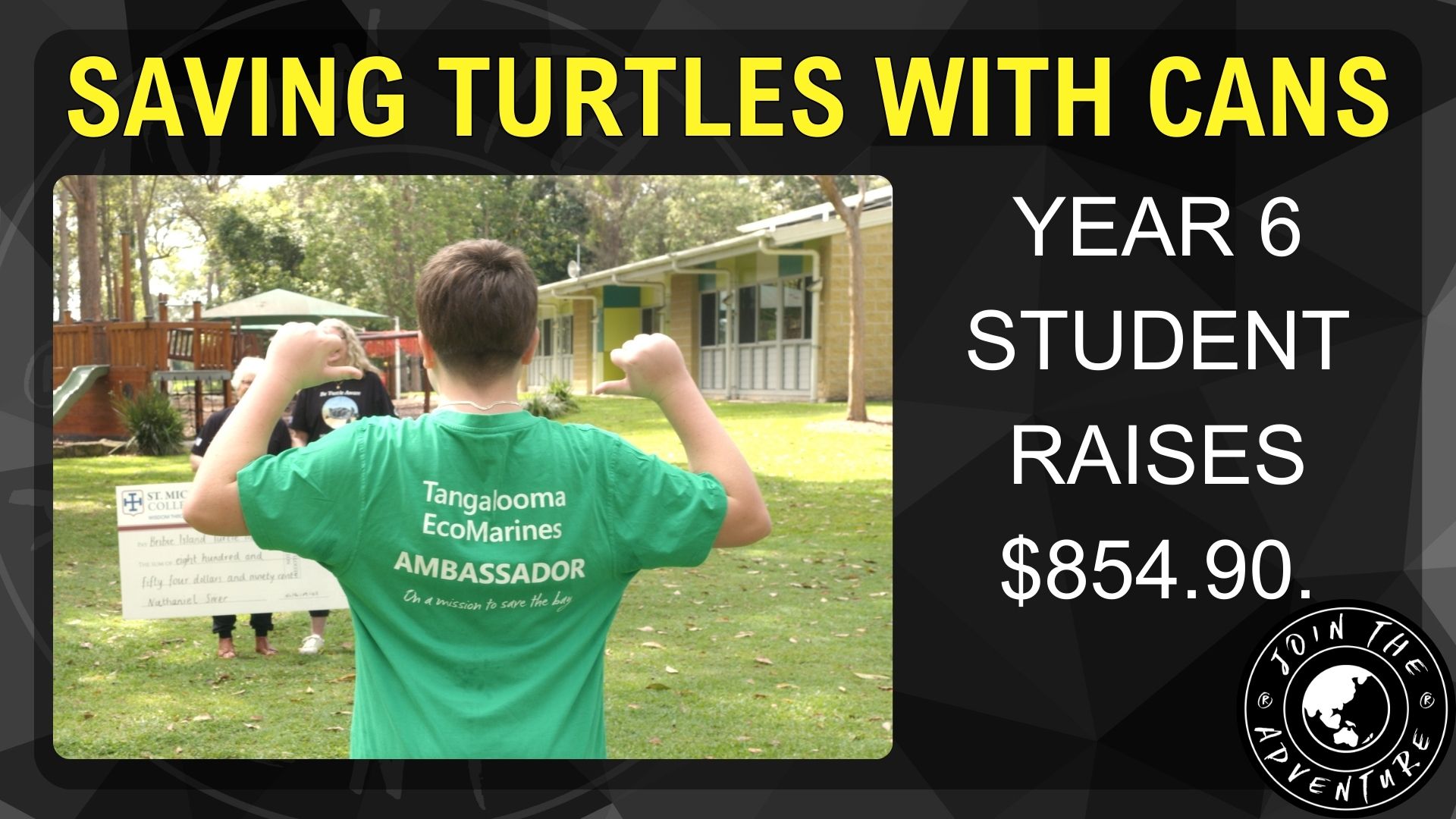 St. Michael’s Student Saves Turtles with Cans