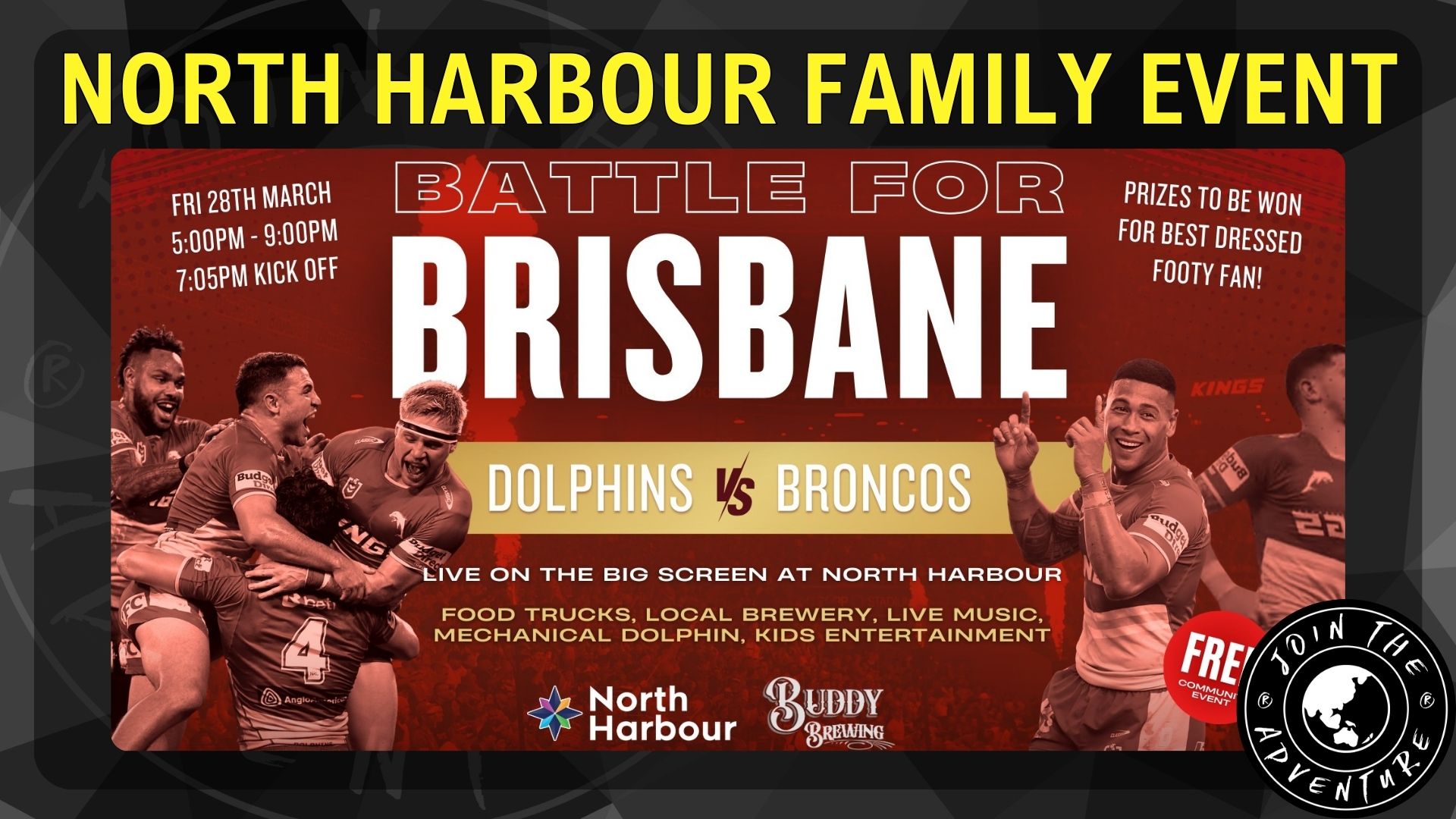 Battle for Brisbane: North Harbour Set to Host an Unmissable Community Event