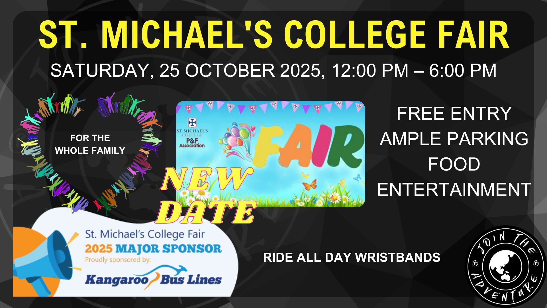 NEW DATE: Fun, Food and Fireworks – St. Michael’s College Fair 2025