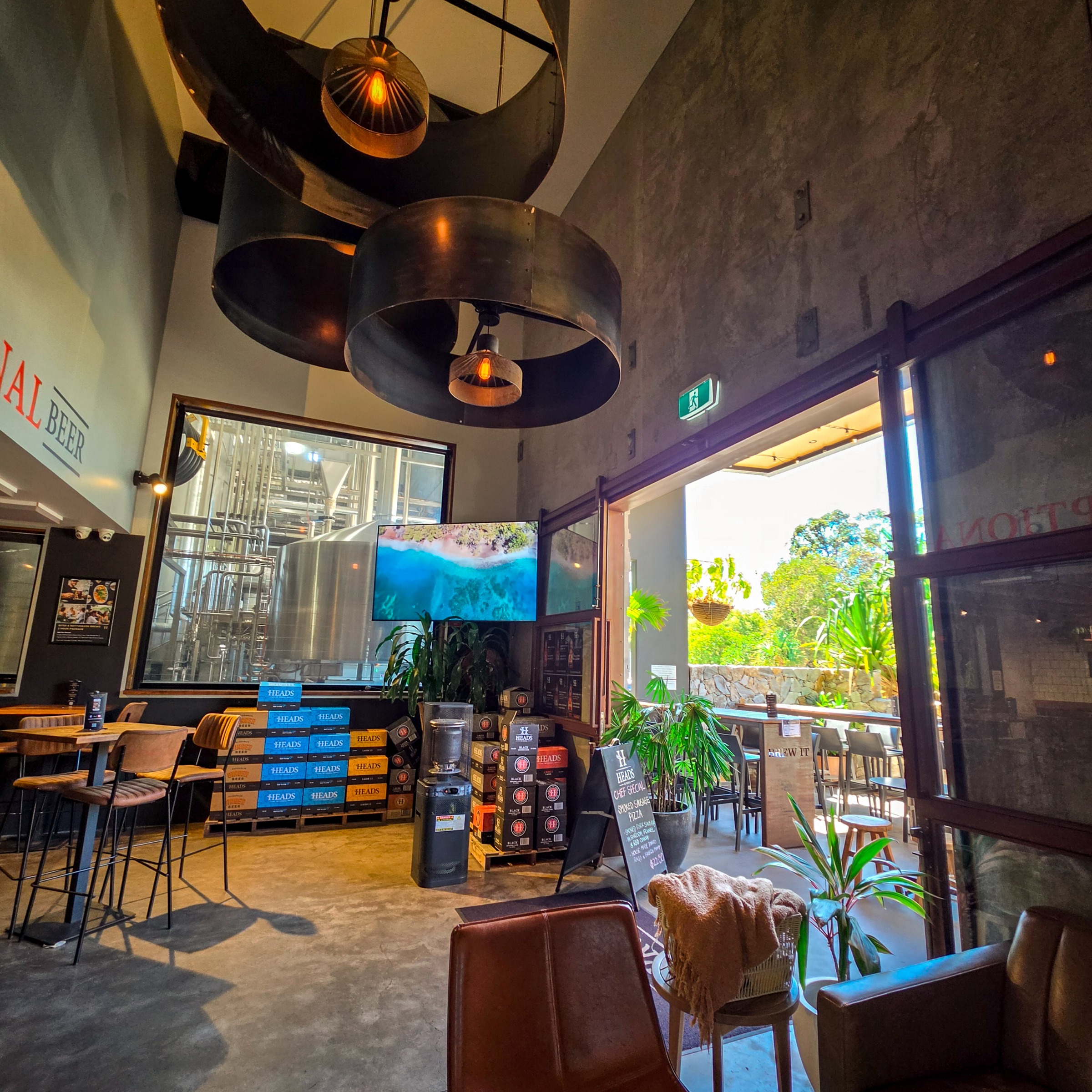 Heads of Noosa brewery interior