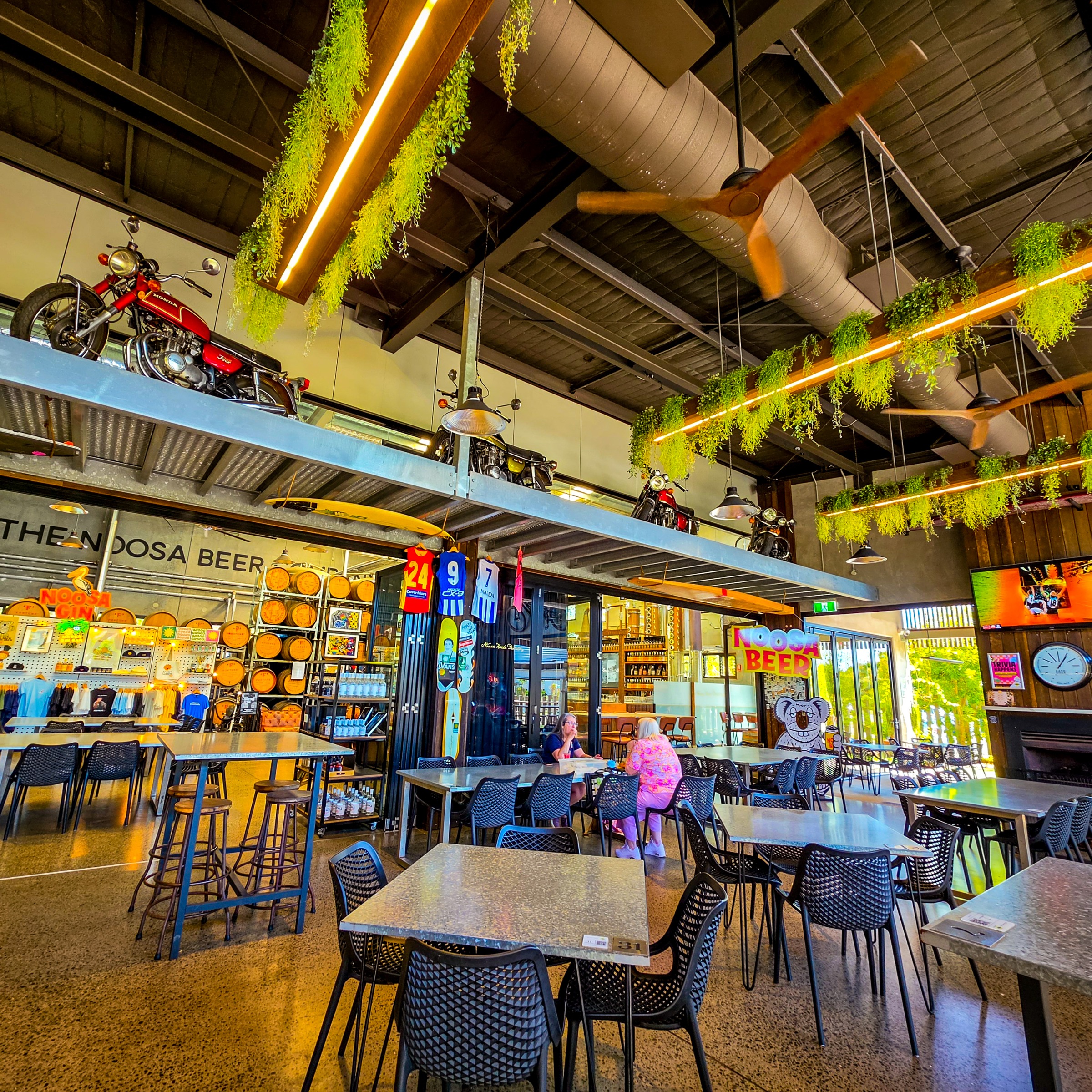 Inside Land and Sea Brewery
